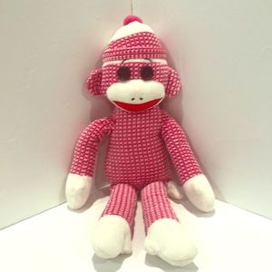 Pink Ty Sock Monkey